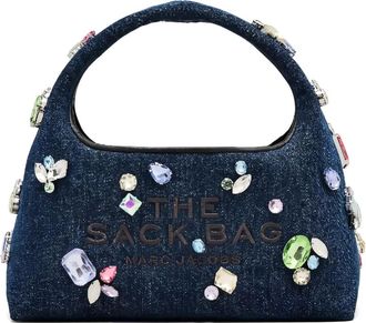 Marc Jacobs Borsa a spalla denim con decorazione - Blu