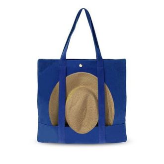 Lastelier Parakalo Cotton Canvas Bag in Blue at Nordstrom, Size Large