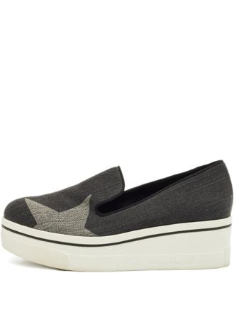 Stella McCartney Star slip-on sneakers - Zwart