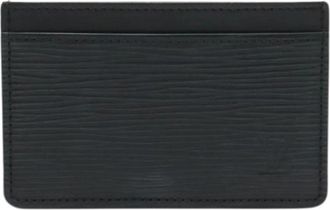 Louis Vuitton Pre-owned Epi Business Card Case - unisex - Vintage Accessoires - Zwart - ONE Size - Leer - Vintage