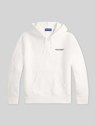 Polo Ralph Lauren Relaxed Fit Hoodie aus Baumwoll-Mix in Offwhite, Gr&ouml;&szlig;e XXL