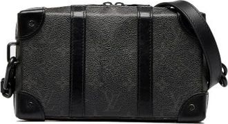 Louis Vuitton Pre-owned Monogram Eclipse Soft Trunk Wallet Crossbody - - Pre-owned - Donna - Nero - ONE SIZE