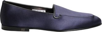 Dolce & Gabbana Loafers Casual Schoenen - Heren - Loafers - Blauw - 42 EU - Leer - Schoenen