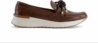 Andrea Womens Wedge Loafer In Brown