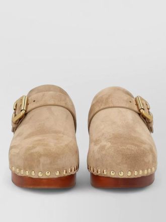 Chlo&eacute; leather jeannette mules