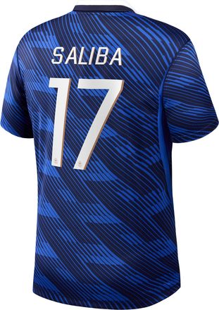 Nike William Saliba France National Team 2026 Stadium Home Nike Mens Dri-FIT Soccer Jersey in Blue | NN203949093-FFF