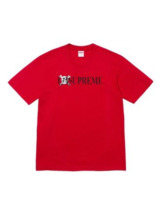 SUPREME Skull T-shirt - men - Fabric - L - Red