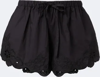 Sir. Klara emboirdered cotton shorts