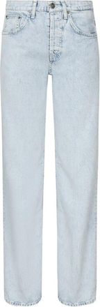 Dondup 5-Pocket Straight Jeans - Dames - Regular Fit Jeans - Blauw - W27 - Katoen - Jeans