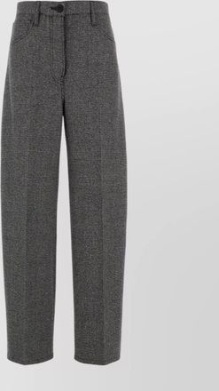 Prada glencheck pant textured fabric
