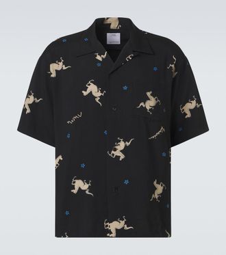 Visvim Crosby printed bowling shirt