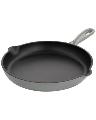 MegaChef Round 10.25In Enameled Cast Iron Skillet