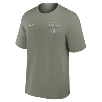 Nike Baltimore Orioles Primary Nike Mens Dri-FIT MLB T-Shirt in Grey | 02OZN05KOLE-H0Q
