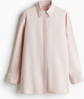 H&M Leinenbluse - Pink