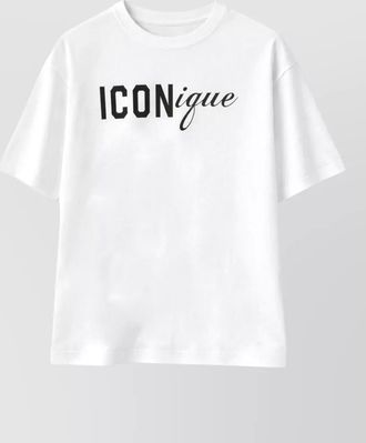Dsquared2 graphic print crew neck short sleeve t-shirt