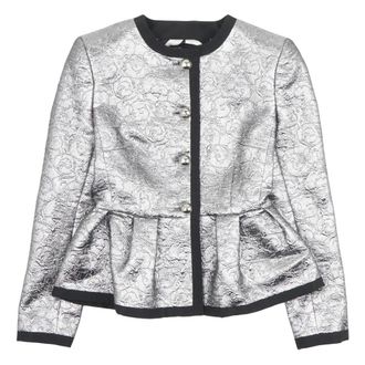 Dolce & Gabbana Light Jackets, female, Gray, Size: 2XS Light Jackets