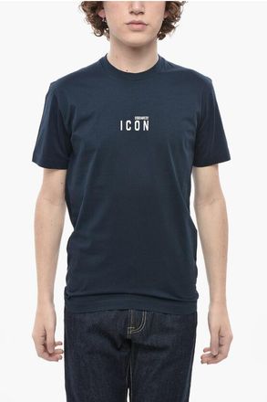 Dsquared2 Cotton Crewneck T-Shirt ICON with Printed Logo size Xs