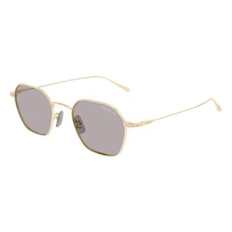 Montblanc Sunglasses, male, Yellow, Size: 50 MM Mb0472S Sunglasses