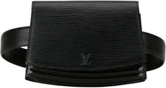 Louis Vuitton Tweedehands leren schoudertassen - Dames - Vintage Heuptassen - Zwart - ONE Size - Vintage