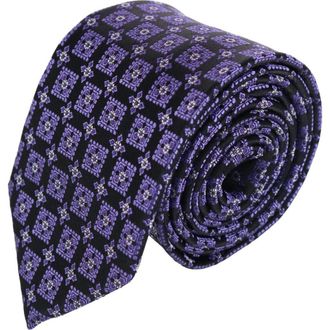 Trafalgar Store Azzimato Diamond Stately Silk Necktie in Purple at Nordstrom