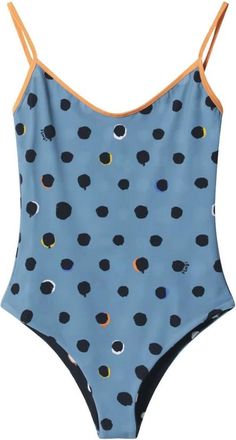 Fendi Falena Dots One-Piece Badpak - Dames - Badpakken - Veelkleurig - M - Badmode