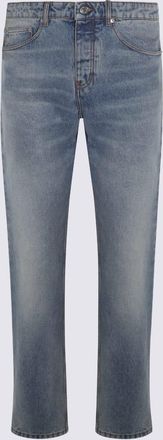 Ami Blue Indigo Cotton Denim Jeans