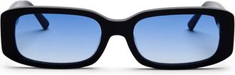 Messy Weekend ROXIE Black Gradient Blue Womens Sunglasses Black Size 55