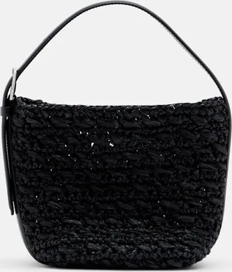 Toteme Belted Small raffia tote bag