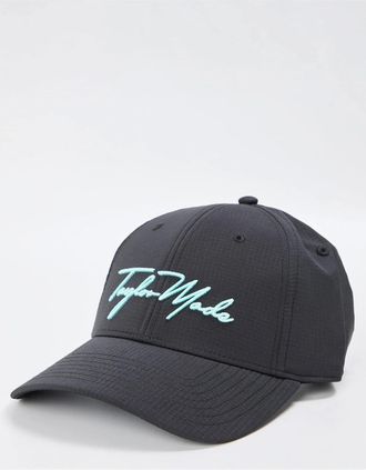 TaylorMade Taylormade Womens Logo Lettering Pre Curved Brim Baseball Cap - Black - Size: LADIES