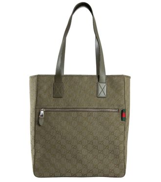 Gucci Olive GG Large tote