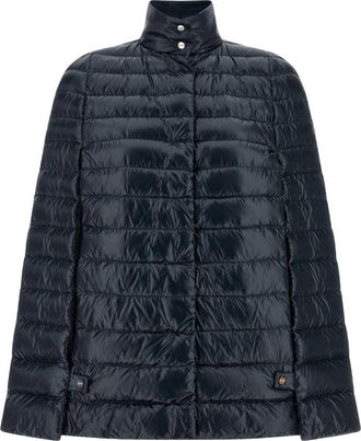 Herno Blue Turtle Neck Jacket