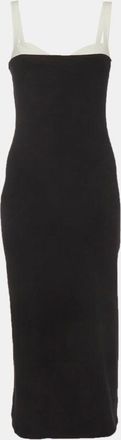 Reformation Black Jersey Midi Dress