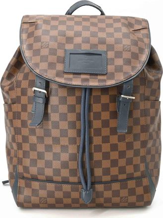 Louis Vuitton Damier Brown Damier Canvas Backpack (Pre-Owned)
