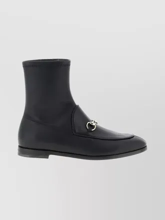 Gucci leather ankle boots