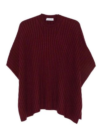Gabriela Hearst Baron Knit Cropped Poncho
