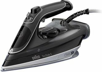 Braun Plancha De Vapor Texstyle 5 Si5188bk. 2.800 W. Apagado Autom&aacute;tico. Punta De Precisi&oacute;n. Potentes Opciones De Vapor