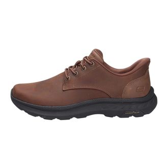 Skechers Heren, Schoenen, Bruin, Maat: 46 EU Leer