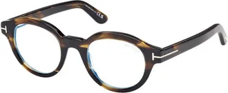 Tom Ford FT6037-B 055 Coloured Havana 49mm