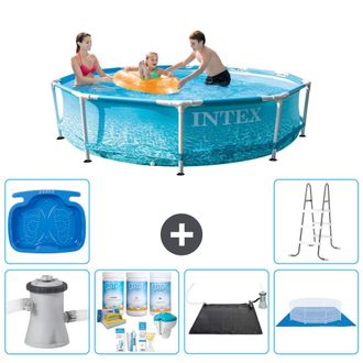Intex Piscina Con Estructura Redonda - 305x76 Cm - 8-piezas S20980