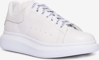 Alexander McQueen Niedrige Schn&uuml;rsneakers aus Glattleder Oversize
