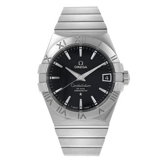 Omega Pre-owned Omega Constellation Black Dial Mens Watch 123.10.38.21.01.001