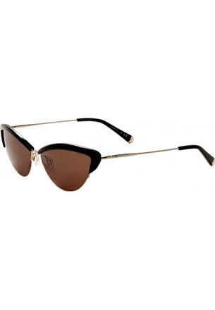 Kate Young for Tura Womens K504-BLK-59 K504 59 BLK Ally Sunglasses - Black - One Size
