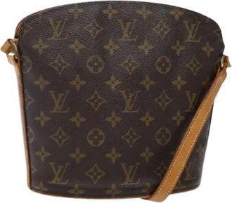 Louis Vuitton Pre-owned Bucket Bags, female, Brown, Size: ONE SIZE Pre-owned Canvas Bucket Bag