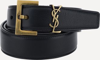 Saint Laurent Cintura in pelle Woman 85