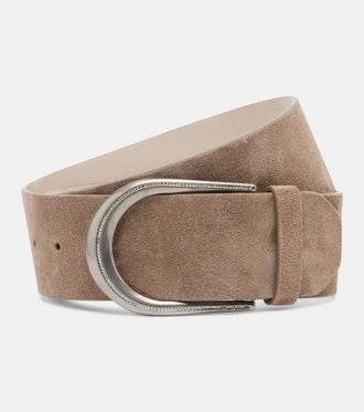 Brunello Cucinelli Monili suede belt