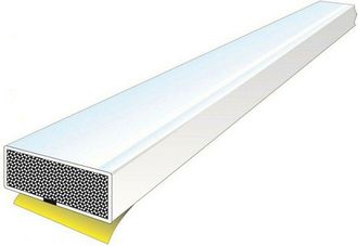 Loops 25 PACK Fire Door Seal Strip 2100 x 15 x 4mm Intumescent Fire Stop White