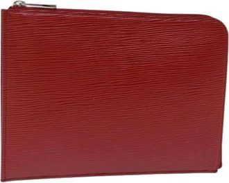 Louis Vuitton Pre-owned Clutches, male, Red, Size: ONE SIZE Pre-owned Pochette Jour