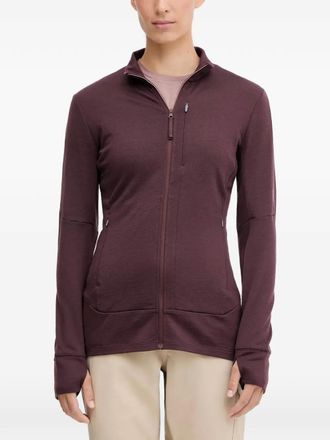 Icebreaker zip jacket - women - Merino/Merino - S - Purple