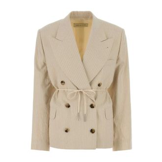 Dries Van Noten Blazers, female, Beige, Size: XS Bosea Bis Blazer