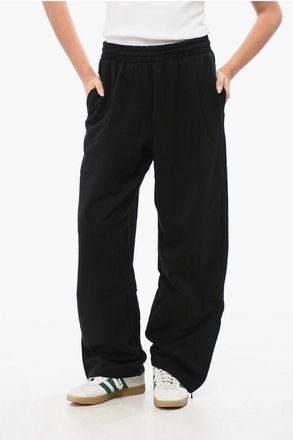 Wardrobe.NYC HAILEY BIEBER Brushed Cotton Joggers with Ankle Zip size S